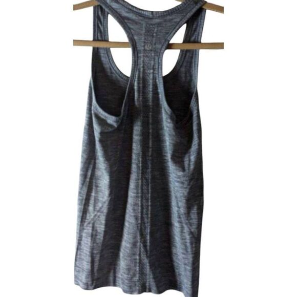 LULULEMON ATHLETICA	Swiftly Tech Racerback 2.0 in Slate/white Size 4 - Picture 4 of 4